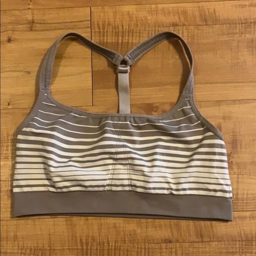 Brown tan Seamless ATHLETA Sports Bra Top SMALL